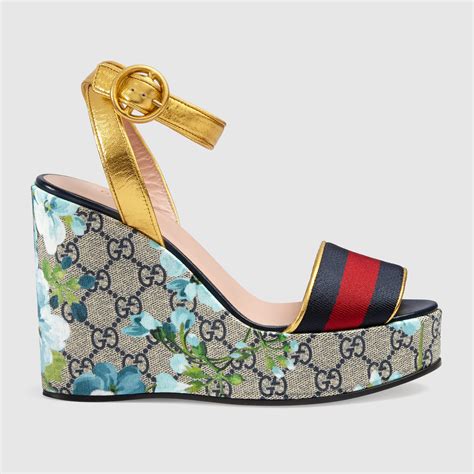 Gucci platform espadrille sandals